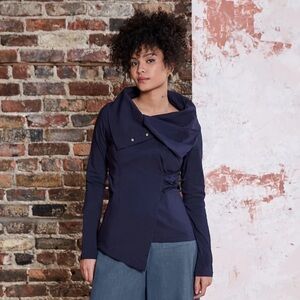 Melow by Melissa Bolduc Isabeau Assymetric Jacket, BNWT, size XS